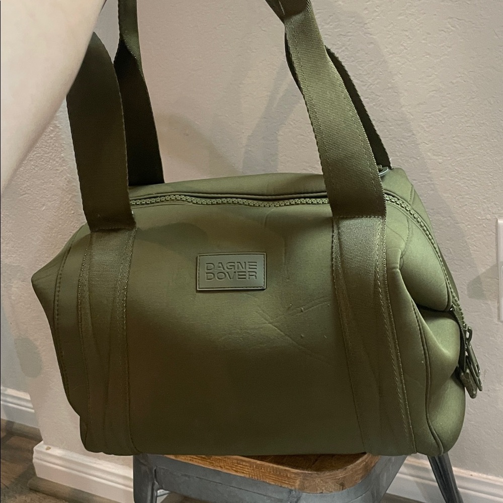 Dagne Dover Landon Carryall Dark Moss Olive/Green Medium Travel Bag
